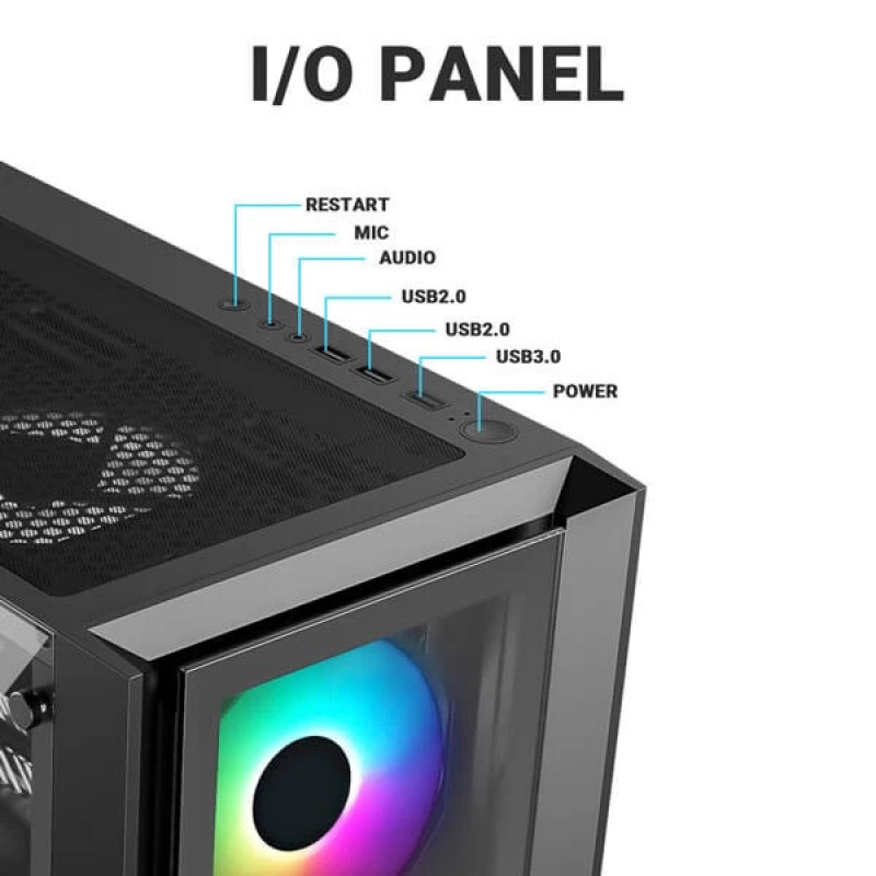 Ant Esports ICE-170TG Black